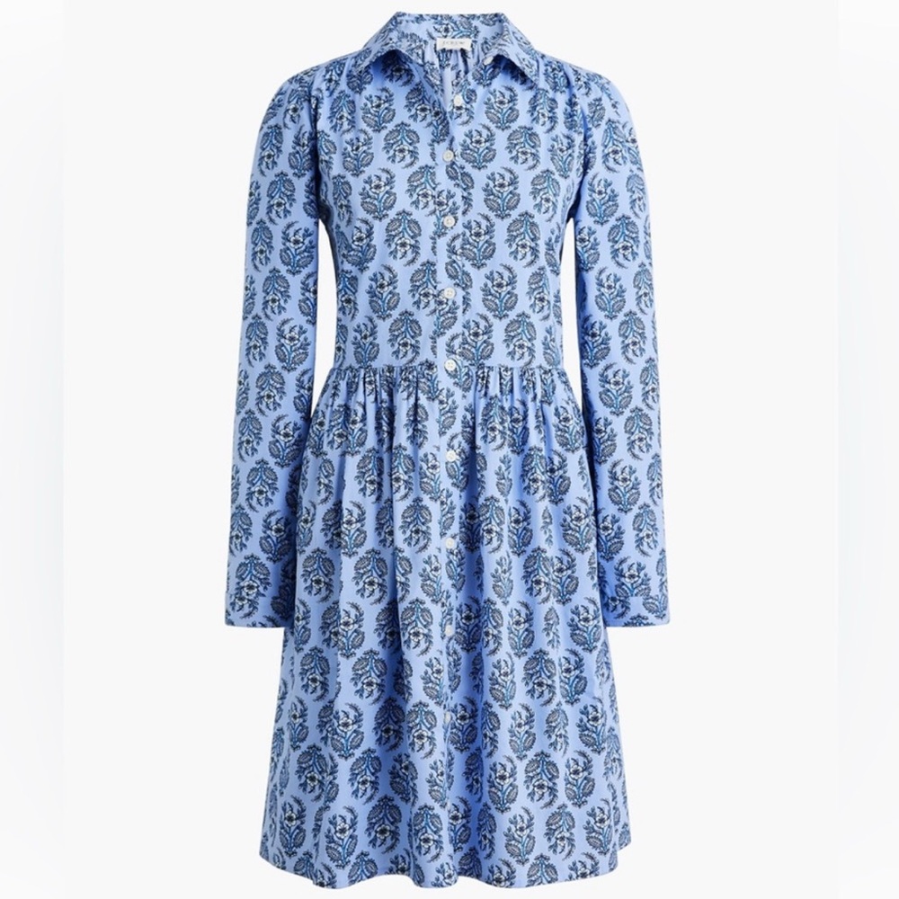 J. Crew Blue Floral Kids Dress
